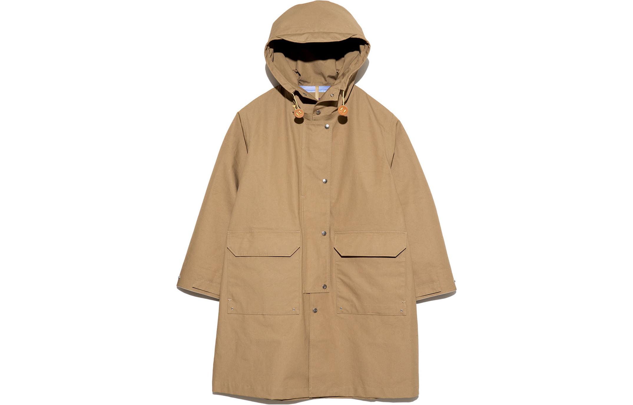 The North Face Purple Label FW23 GORE-TEX Beige Hooded Field Jacket Casual. NP2350N-BE