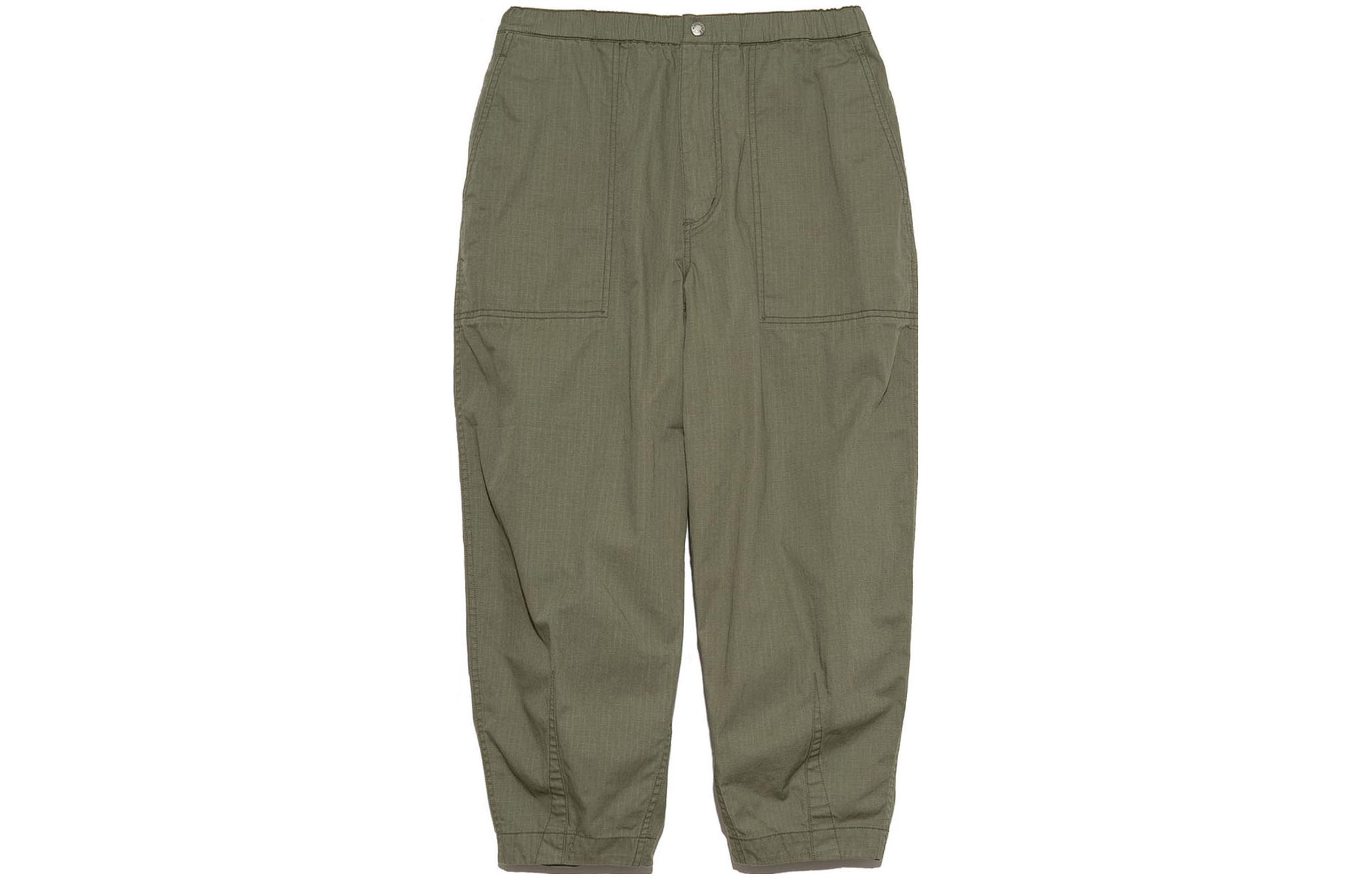 Buy The North Face PURPLE LABEL FW23 橄欖綠寬版防撕田野九分褲 男女適用 NT5355N-OD