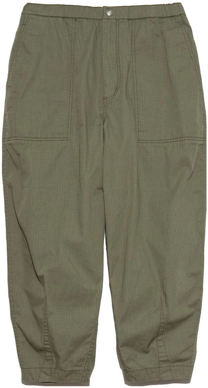 the-north-face-purple-label-fw-23-olive-ripstop-wide-cropped-field-pants-unisex-nt-5355-n-od