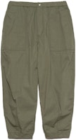 The North Face PURPLE LABEL FW23 Olive Ripstop Wide Cropped Field Pants Unisex NT5355N-OD The North Face PURPLE LABEL FW23 Olive Ripstop Wide Cropped Field Pants Unisex NT5355N-OD