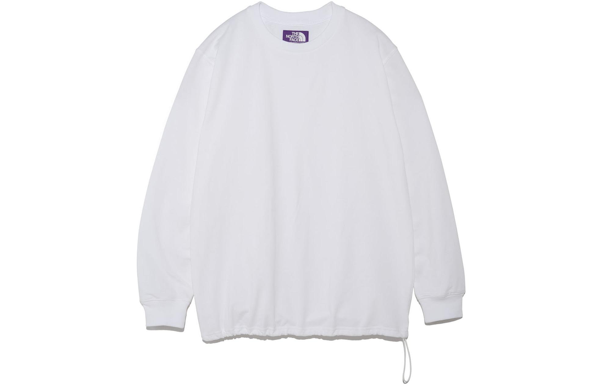 The North Face Purple Label FW23 SS24 Plain Crewneck Pullover Sweatshirt White Unisex NT3350N-W