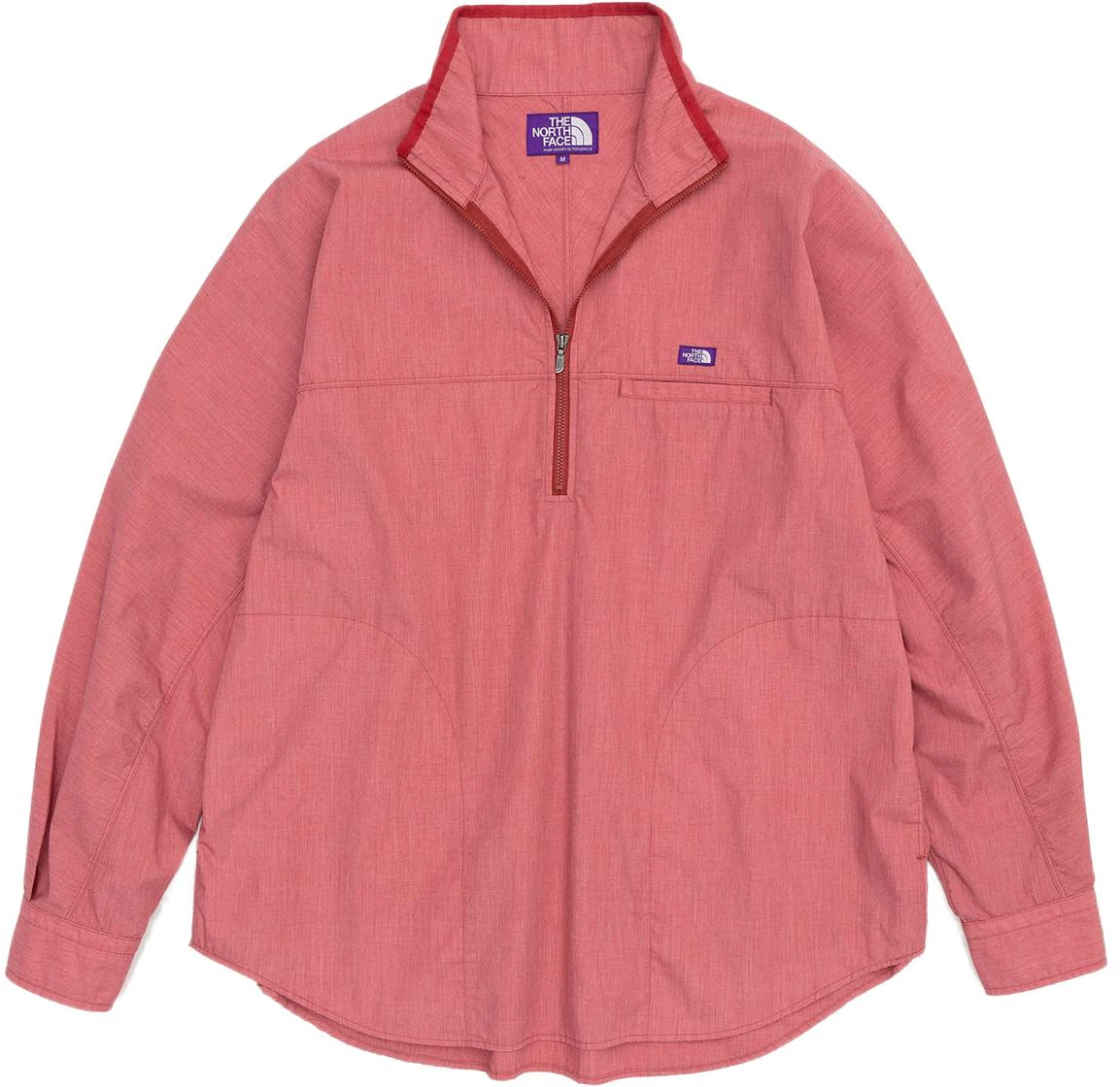 the-north-face-purple-label-garment-dye-field-pullover-half-zip-jacket-maroon-nt-3250-n-bg