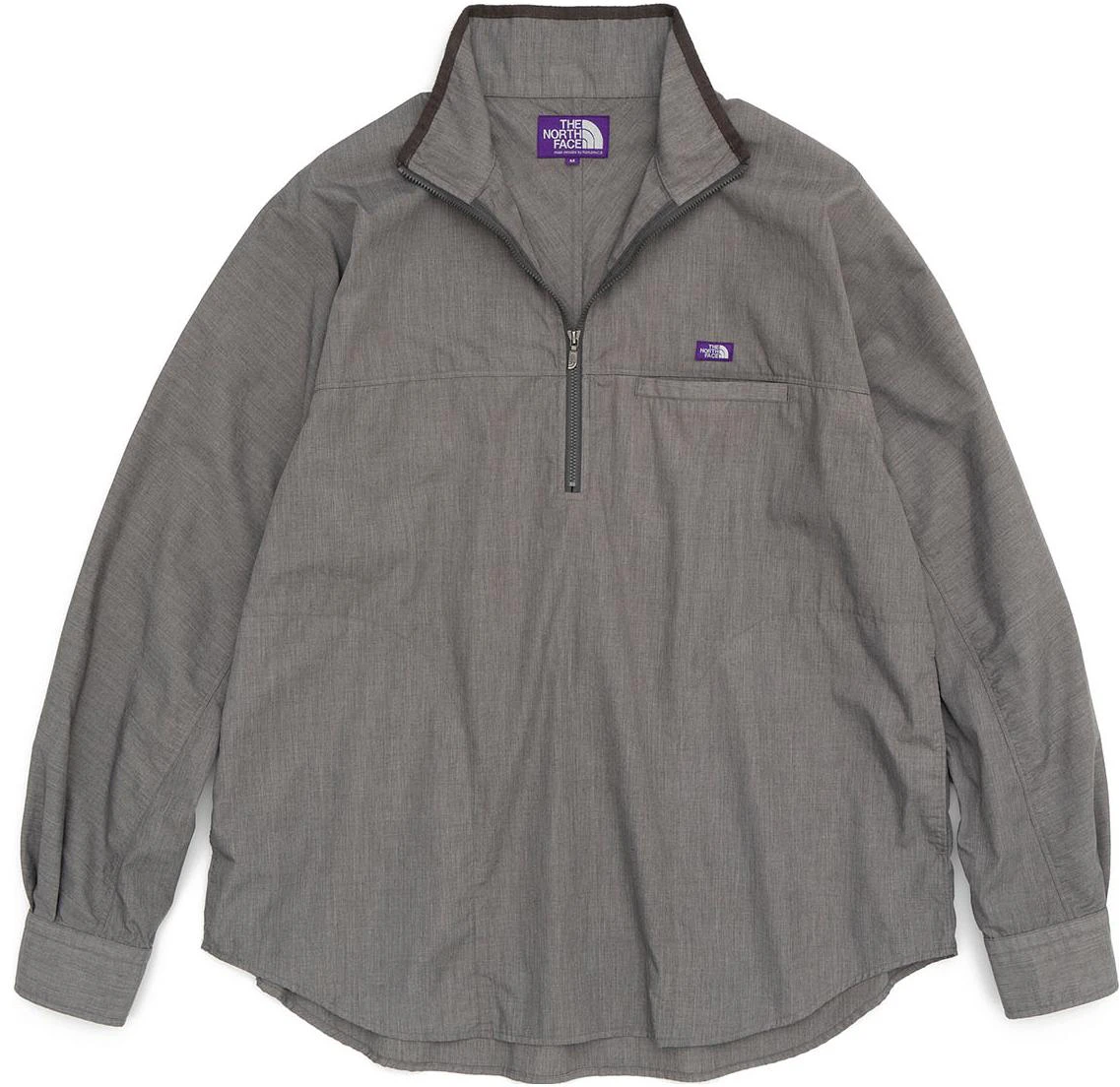 the-north-face-purple-label-garment-dye-half-zip-pullover-jacket-grey-nt-3250-n-h