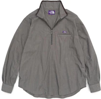The North Face Purple Label Garment Dye Half-Zip Pullover Jacket Grey NT3250N-H The North Face Purple Label Garment Dye Half-Zip Pullover Jacket Grey NT3250N-H