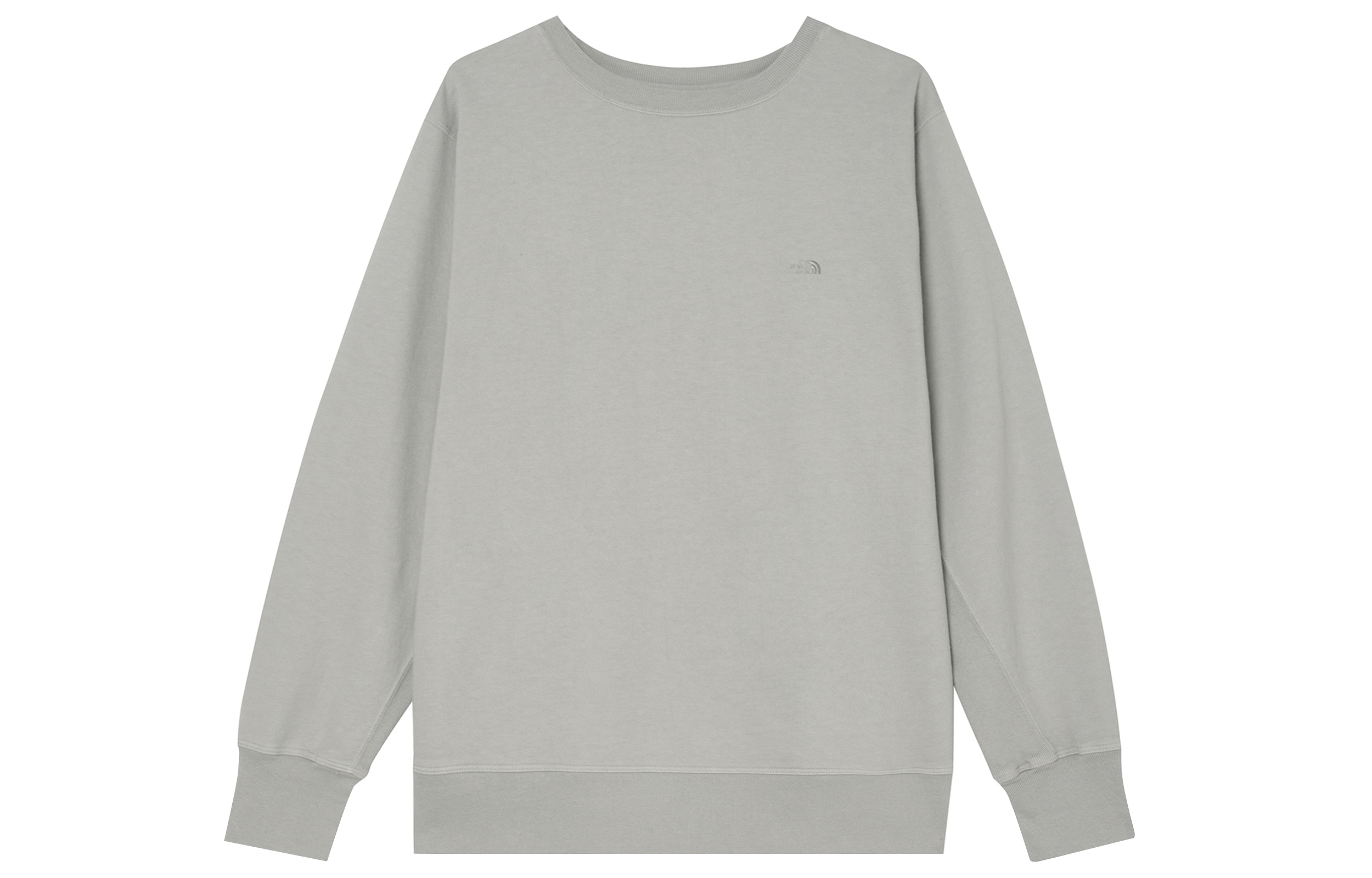 The North Face PURPLE LABEL Gray Basic Crewneck Pullover Sweatshirt NT6903N-AH