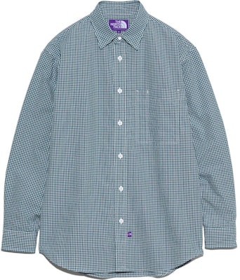 The North Face PURPLE LABEL Camisa de Manga Larga Cuadros Verdes. NT3433N-G Buy The North Face PURPLE LABEL Camisa de Manga Larga Cuadros Verdes. NT3433N-G
