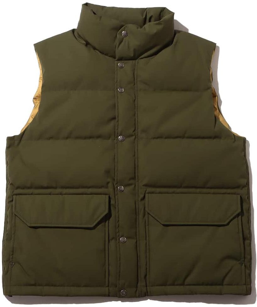 the-north-face-purple-label-green-solid-button-vest-nd-2263-n-ol