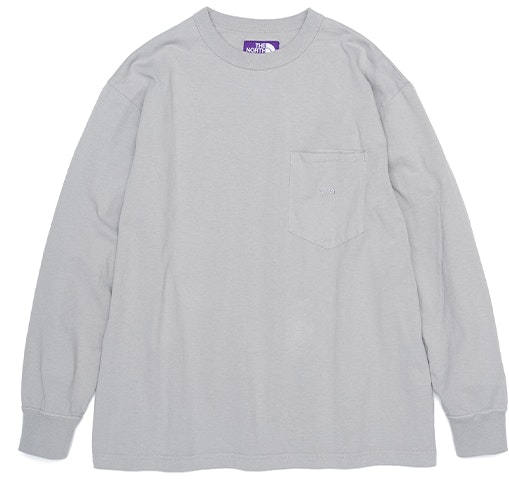 the-north-face-purple-label-grey-crewneck-long-sleeve-unisex-t-shirt-nt-3102-n-ah