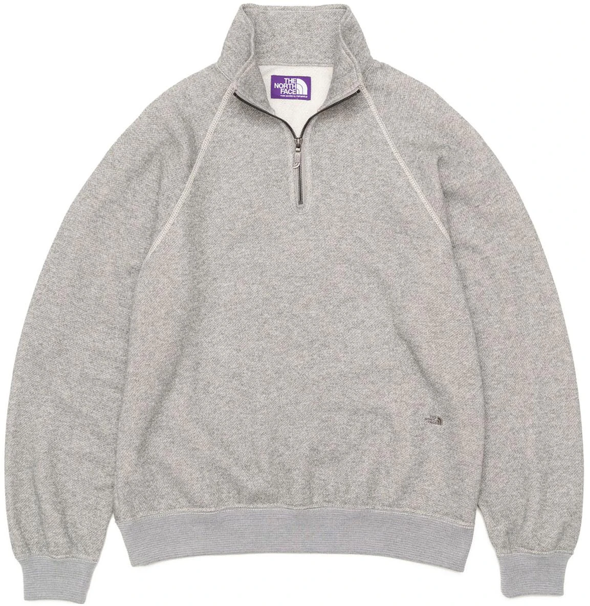 the-north-face-purple-label-half-zip-gray-sweatshirt-for-men-nt-6201-n-z