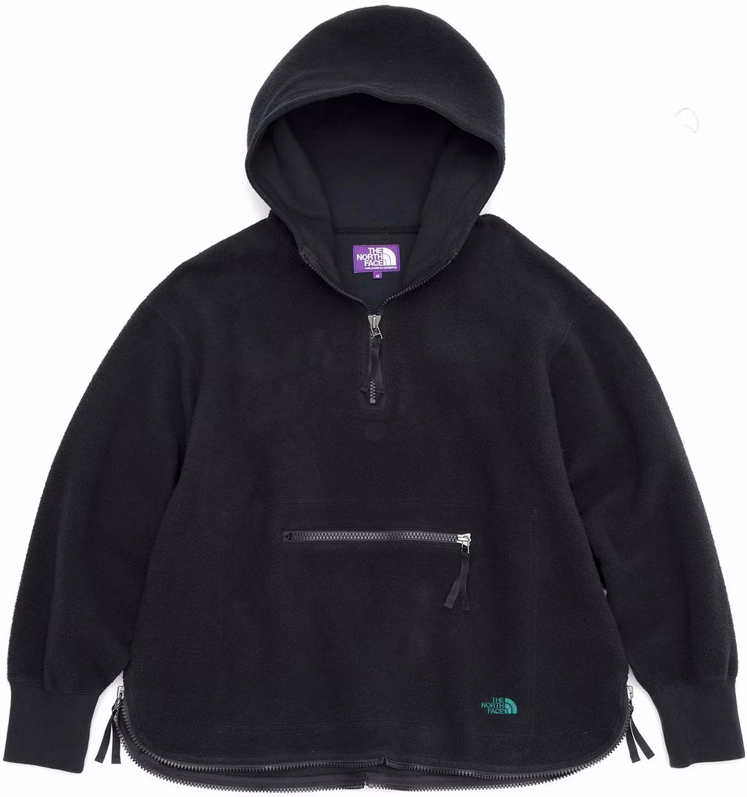 the-north-face-purple-label-half-zip-hoodie-black-plain-logo-embroidery-nt-6251-n-k
