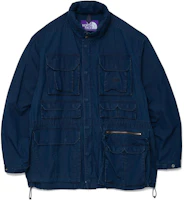 The North Face Purple Label Indigo Field Jacket Mens Multicocket Indigo Blue NP2312N-ID The North Face Purple Label Indigo Field Jacket Mens Multicocket Indigo Blue NP2312N-ID