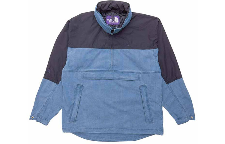 The North Face Purple Label Indigo Mountain Half-Zip Pullover Jacket Blue NP2008N-ID