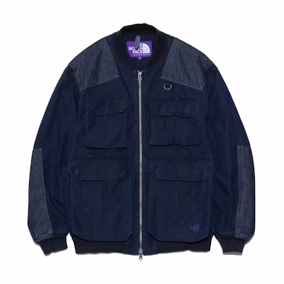 TNF PURPLE LABEL Indigo Multi-Pocket Cargo Jacket NP2405N-ID