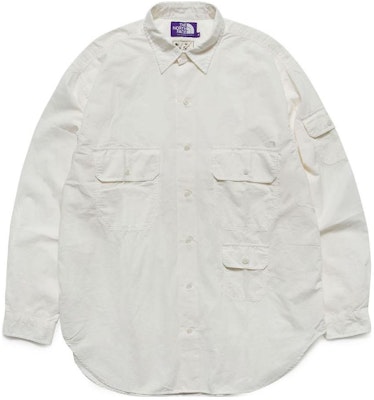 The North Face PURPLE LABEL 象牙色多口袋長袖襯衫 男女適用 NT3311N-I Buy The North Face PURPLE LABEL 象牙色多口袋長袖襯衫 男女適用 NT3311N-I