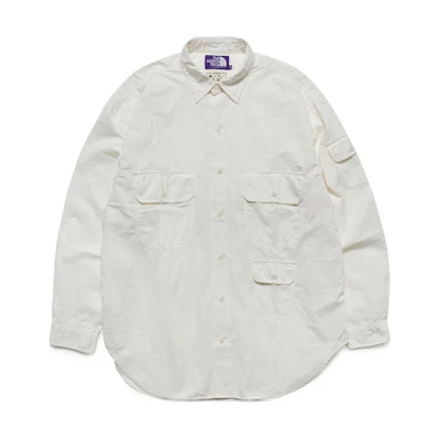 TNF PURPLE LABEL Ivory Field L/S Multi-Pocket Shirt Unisex NT3311N-I