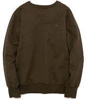 The North Face Purple Label Khaki Brown Unisex Solid Long Sleeve Sweatshirt NT6903N-NK The North Face Purple Label Khaki Brown Unisex Solid Long Sleeve Sweatshirt NT6903N-NK