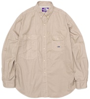 The North Face PURPLE LABEL Khaki Long Sleeve Casual Shirt NT3202N-BE The North Face PURPLE LABEL Khaki Long Sleeve Casual Shirt NT3202N-BE