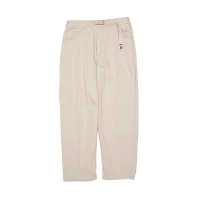 TNF PURPLE LABEL Khaki Waist Belt Wide-Leg Pants NT5151N-EC
