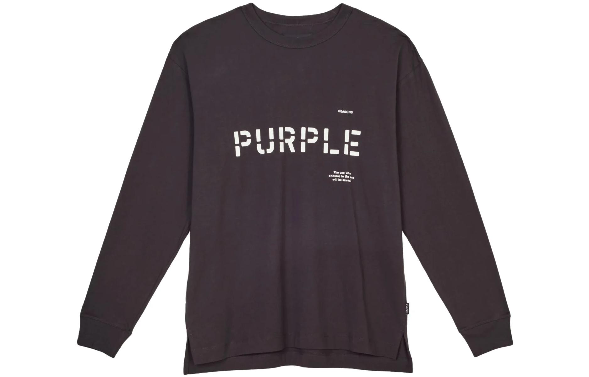 The North Face Purple Label Logo Crewneck Sweatshirt Purple Brown P204-JBSL222