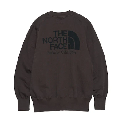 TNF PURPLE LABEL Logo Print Loose Fit Crewneck Sweatshirt Black Gradient NT6401N-KF