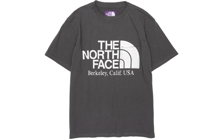 THE NORTH FACE PURPLE LABEL Logo Print Unisex T-Shirt. NT3108N-DH