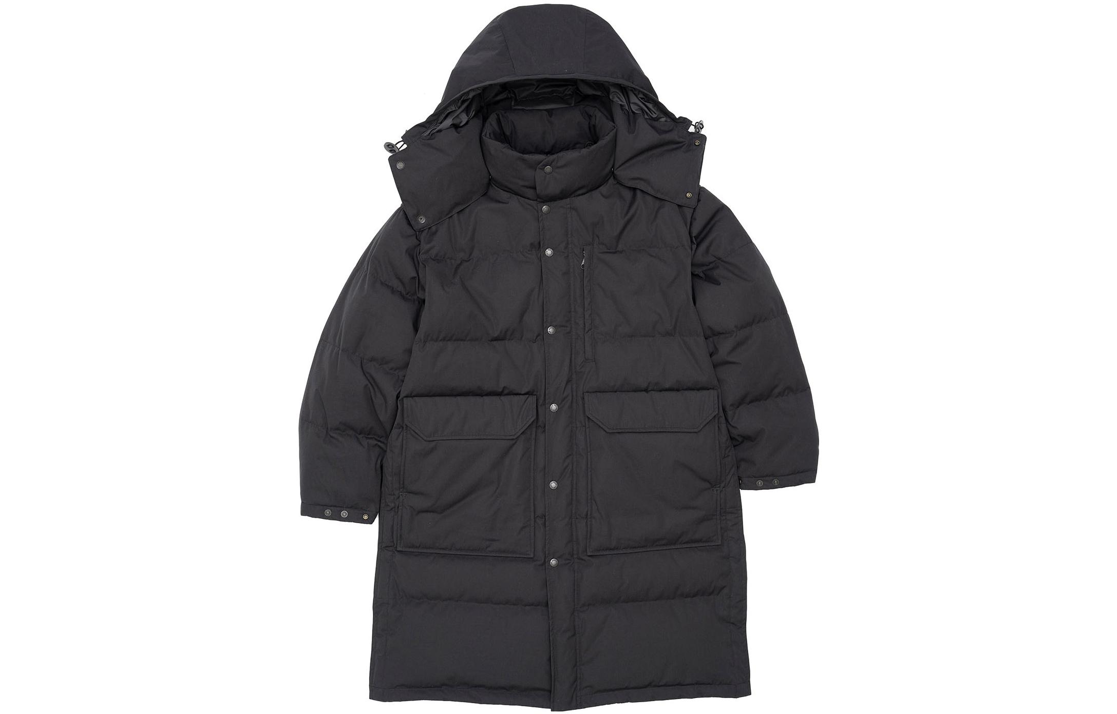 TNF Purple Label Long Down Jacket Black Unisex ND2264N-K