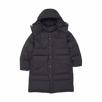 TNF Purple Label Long Down Jacket Black Unisex ND2264N-K