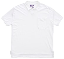 The North Face PURPLE LABEL Men’s Relaxed Polo Shirt White NT3019N-W The North Face PURPLE LABEL Men’s Relaxed Polo Shirt White NT3019N-W