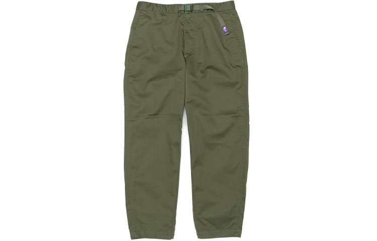 THE NORTH FACE PURPLE LABEL Military Green Wide Tapered Twill Pants Unisex NT5052N-KK