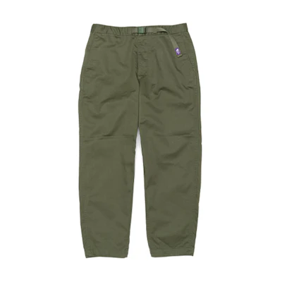 THE NORTH FACE PURPLE LABEL Military Green Wide Tapered Twill Pants Unisex NT5052N-KK
