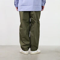 Shop ザ・ノース・フェイス パープルレーベル ミリタリーグリーン ワイドテーパードツイルパンツ ユニセックス NT5052N-KK