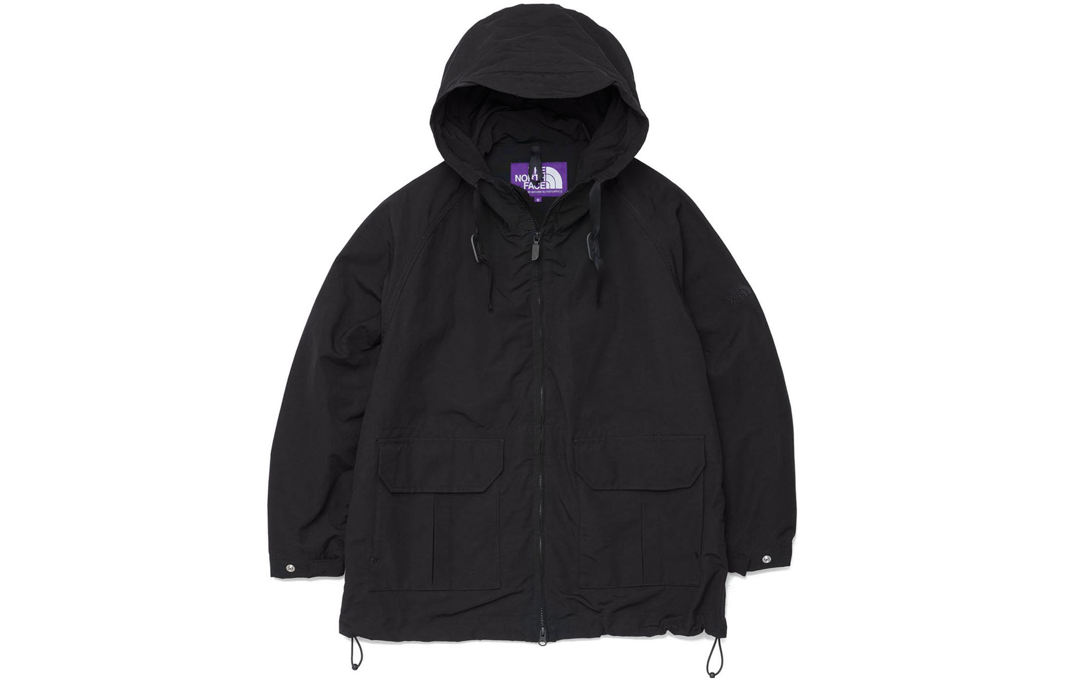 The North Face Purple Label Mountain Wind Parka Black Unisex Hooded Jacket NP2309N-K