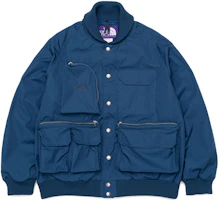 The North Face Purple Label Multi-Pocket Logo Utility Jacket Ink Blue Unisex NP2202N-IB The North Face Purple Label Multi-Pocket Logo Utility Jacket Ink Blue Unisex NP2202N-IB