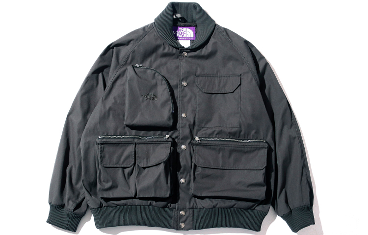 TNF Purple Label Multi-Pocket Outdoor Utility Jacket Grey Unisex NP2202N-DH