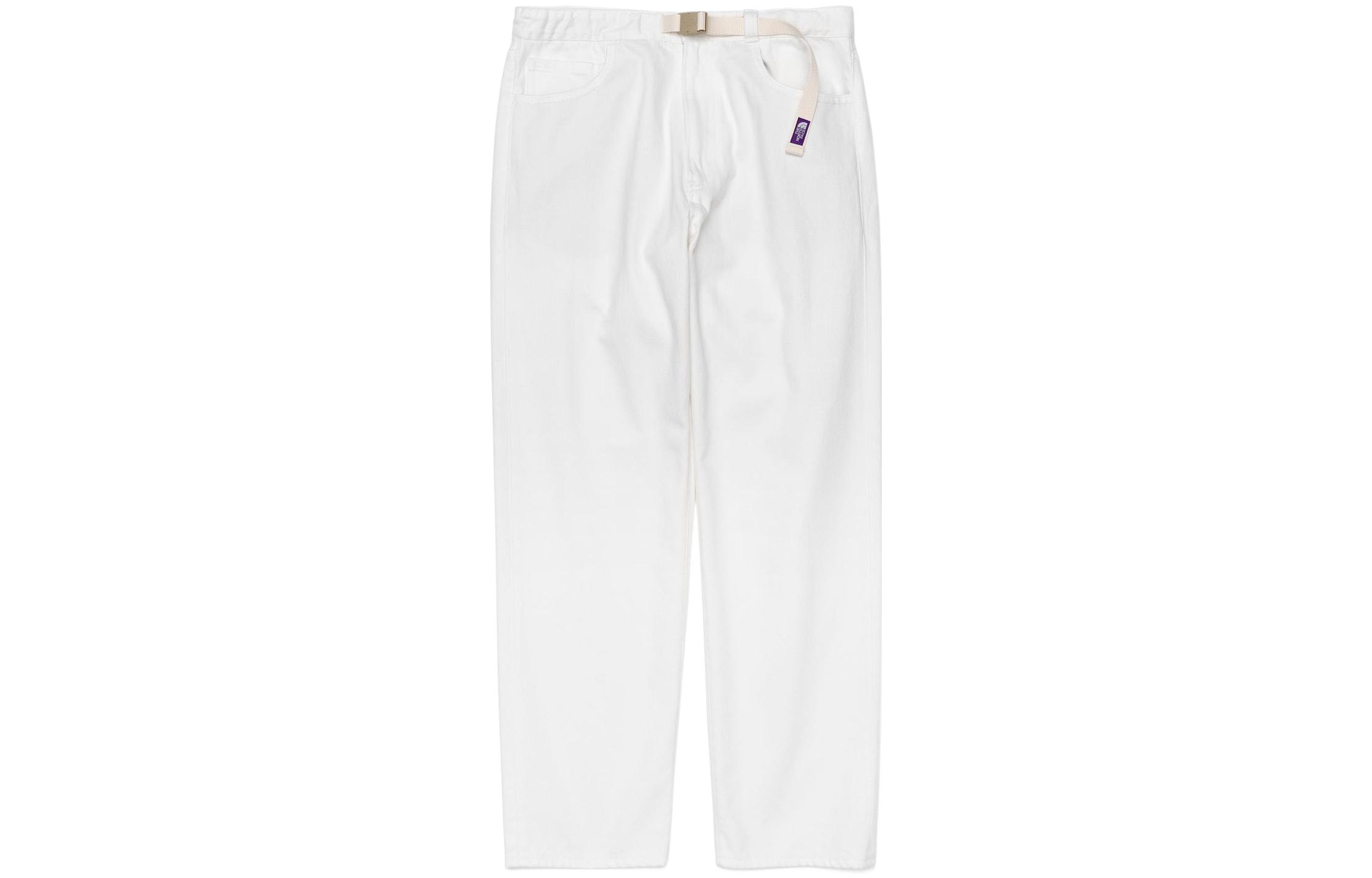 TNF Purple Label Off White Twill Straight Denim Jeans White Japan Men. NT5204N-OW 圖 2