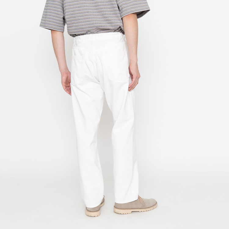 TNF Purple Label Off White Twill Straight Denim Jeans White Japan Men. NT5204N-OW 圖 4