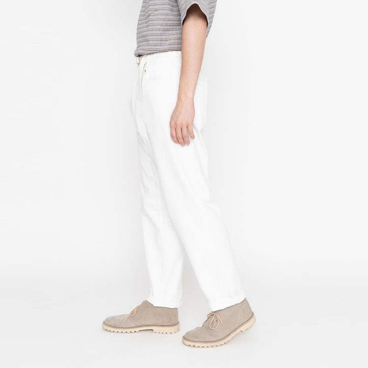 TNF Purple Label Off White Twill Straight Denim Jeans White Japan Men. NT5204N-OW 圖 5