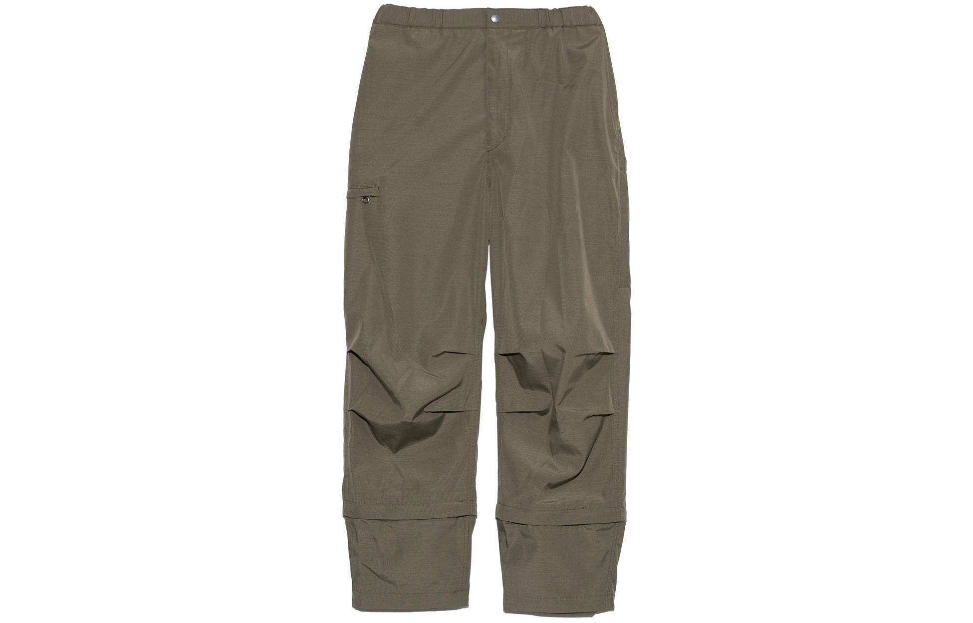 Buy 北面紫标橄榄绿松紧褶皱休闲裤 NT5410N-OL