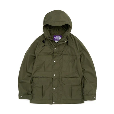 TNF PURPLE LABEL Olive Green Utility Hooded Jacket Unisex NP2051N-OL