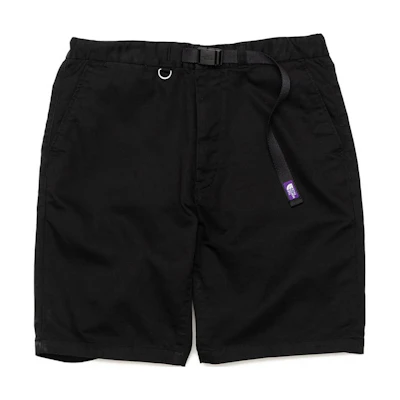 TNF Purple Label Outdoor Belted Shorts Black NT4301N-K