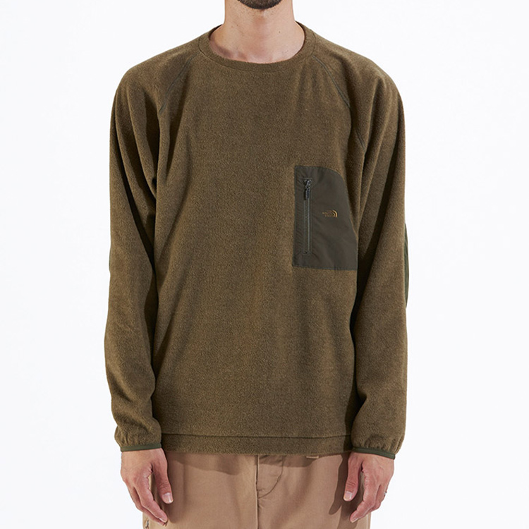 TNF PURPLE LABEL Pack Field Fleece Crew Khaki Pocket Sweatshirt Men NA6000N-KK 圖 4