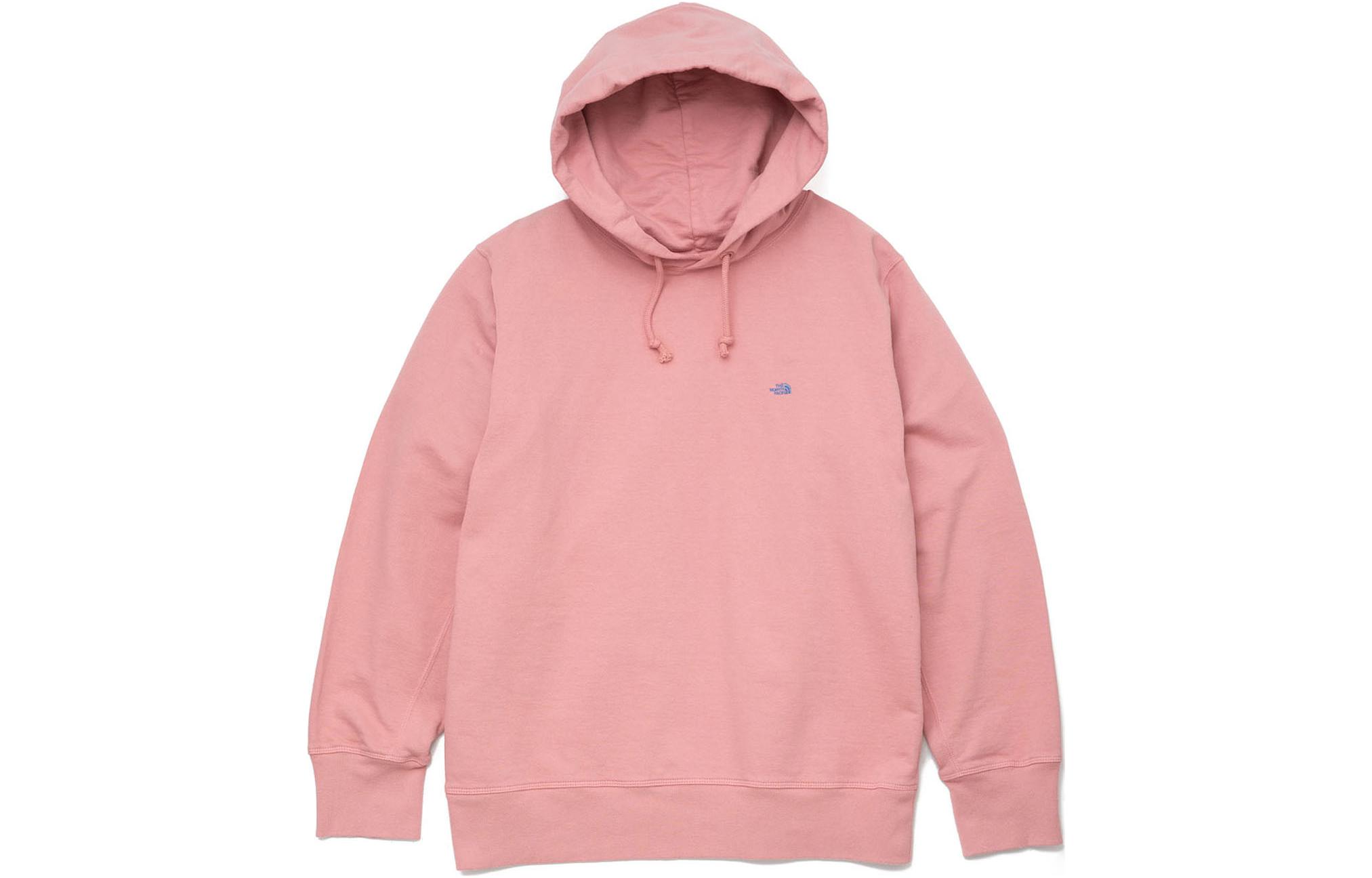 The North Face Purple Label Pink Logo Embroidered Hoodie Unisex NT6302N-PB