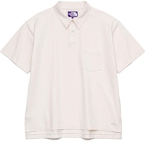The North Face Purple Label Plain Relaxed Fit Short Sleeve Polo Beige NT3313N-I The North Face Purple Label Plain Relaxed Fit Short Sleeve Polo Beige NT3313N-I