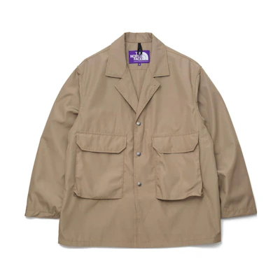 TNF PURPLE LABEL Polyester Wool Ripstop Trail Jacket Beige NP2306N-BE