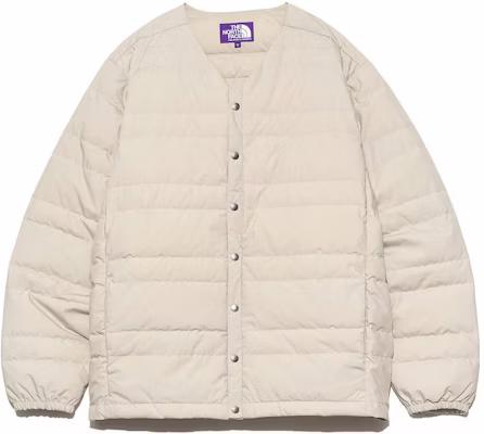 The North Face PURPLE LABEL Jaket Fleece Leher V Quilted Beige Unisex ND2360N-ST Buy The North Face PURPLE LABEL Jaket Fleece Leher V Quilted Beige Unisex ND2360N-ST