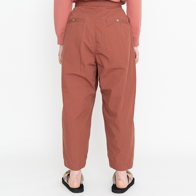 Purchase 노스페이스 퍼플 라벨 스크래치 방지 와이드 크롭 팬츠 레드 유니섹스 NT5064N-CC