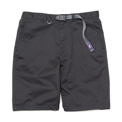 TNF PURPLE LABEL Solid Belted Casual Shorts Dark Gray NT4301N-DH