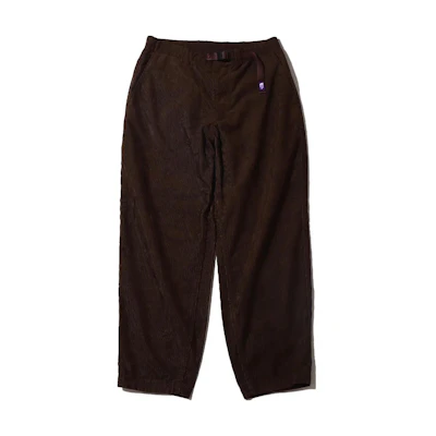 TNF Purple Label Solid Color Logo Patch Tapered Hiking Pants Men NT5259N-BR