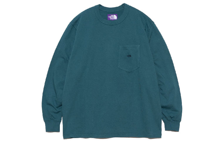 The North Face Purple Label Solid Crewneck Sweatshirt Unisex Dark Green NT3365N-BG