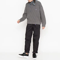 Lookbook ザ・ノース・フェイス パープルレーベル ロゴ ストレート カジュアルパンツ チャコールブラック ユニセックス NT5206N-CH